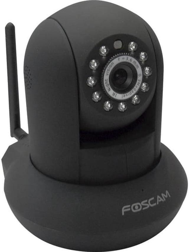 Alt view image 4 of 5 - Foscam F18910W Wireless/Wired Pan & Tilt 480 TVL Dome-Shaped IP Surveillance Camera w/ IR-Cut Filter (Black)