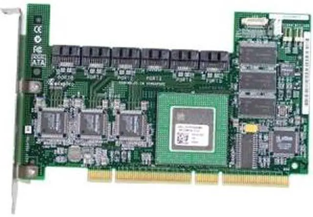 Alt view image 2 of 4 - Dell D9872 6Channel Pci 64Bit 66Mhz Sata Raid Controller Card Only