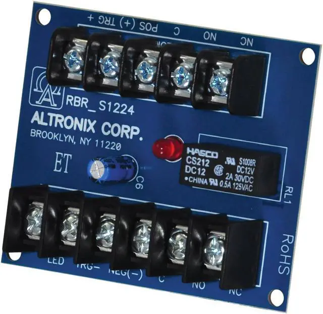 Alt view image 2 of 2 - ALTRONIX RBR1224 RATCHET RELAY 12/24VOLT