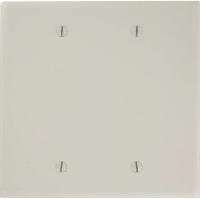 Main image of Leviton 80525-T Light Almond Midway Two Gang Blank Wall Plate
