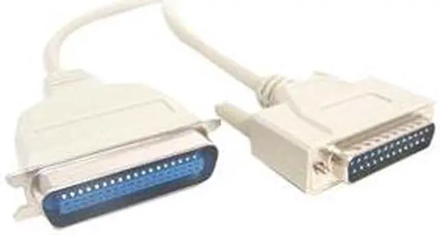 Main image of Micro Connectors 10 Feet Bi-Directional Parallel Printer (IEEE-1284) Cable (DB25M to C36M) (M01-012)