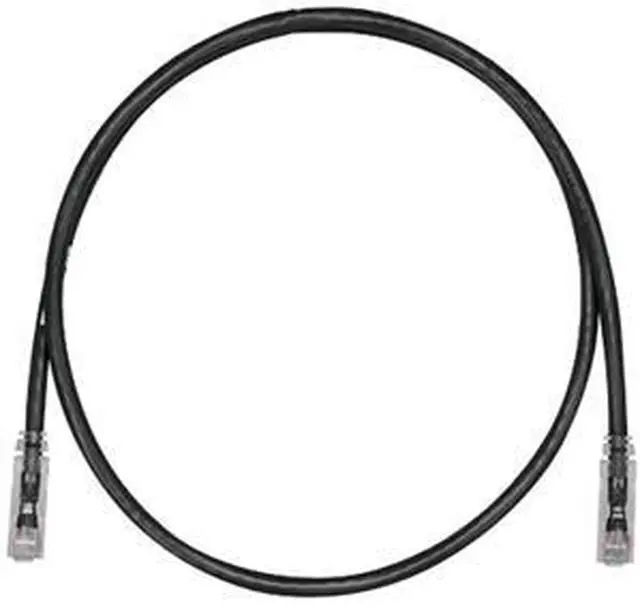 Main image of Panduit UTPSP10BLY 10 ft. Cat 6 Black Network Ethernet Cable
