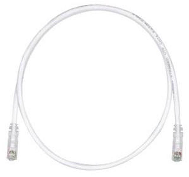 Main image of Panduit UTPSP3Y 3 ft. Cat 6 White Network Ethernet Cable EA CU PATCH CORD UTP