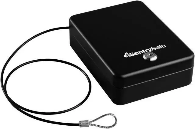 Alt view image 2 of 5 - Sentry Safe Portable Safe,0.05 cu ft,Black  P005K