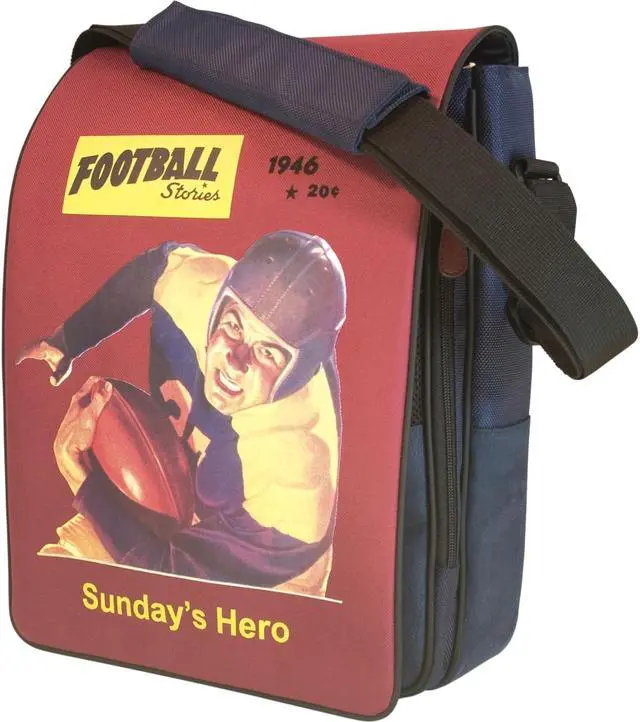Alt view image 13 of 15 - Dig Stadium 14.1" Ultrabook or 15" MacBook Messenger Bag - Navy