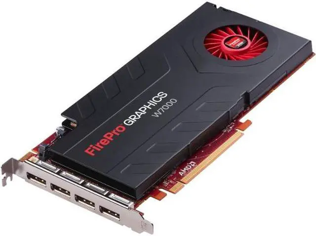 Main image of Sapphire FirePro W7000 Graphic Card - 950 MHz Core - 4 GB GDDR5 - PCI Express 3.0 x16 - Full-length/Full-height - Single Slot Space Required
