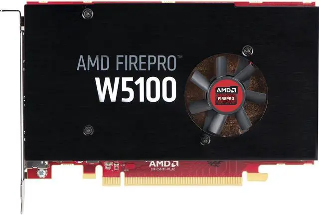 Main image of HP FirePro W5100 Graphic Card - 930 MHz Core - 4 GB GDDR5 - PCI Express 3.0 x16 - Full-length/Full-height - Single Slot Space Required