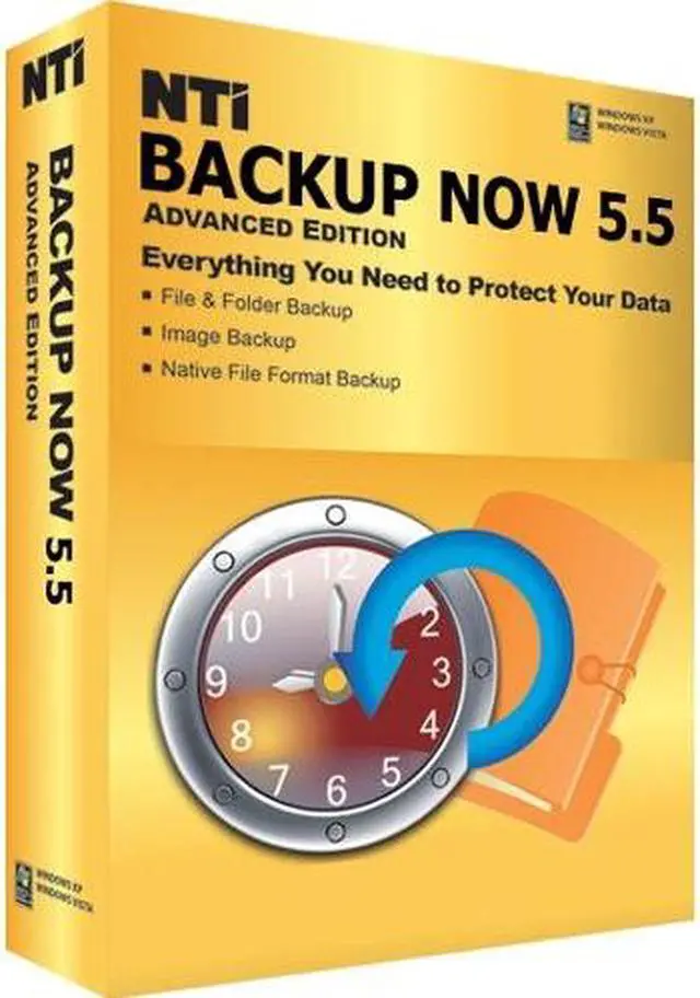 Main image of NTi Backup Now 5 Standard Edition DVD Case