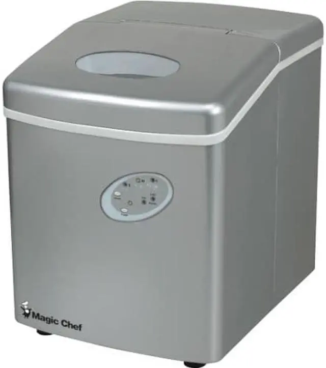 Alt view image 15 of 17 - MAGIC CHEF MCIM22TS 27-lb portable mini ice maker ,silver