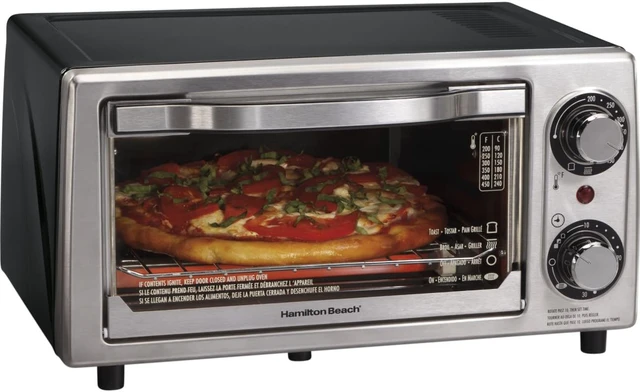 Alt view image 3 of 3 - Hamilton Beach 31139 Hb 4 slice toaster oven
