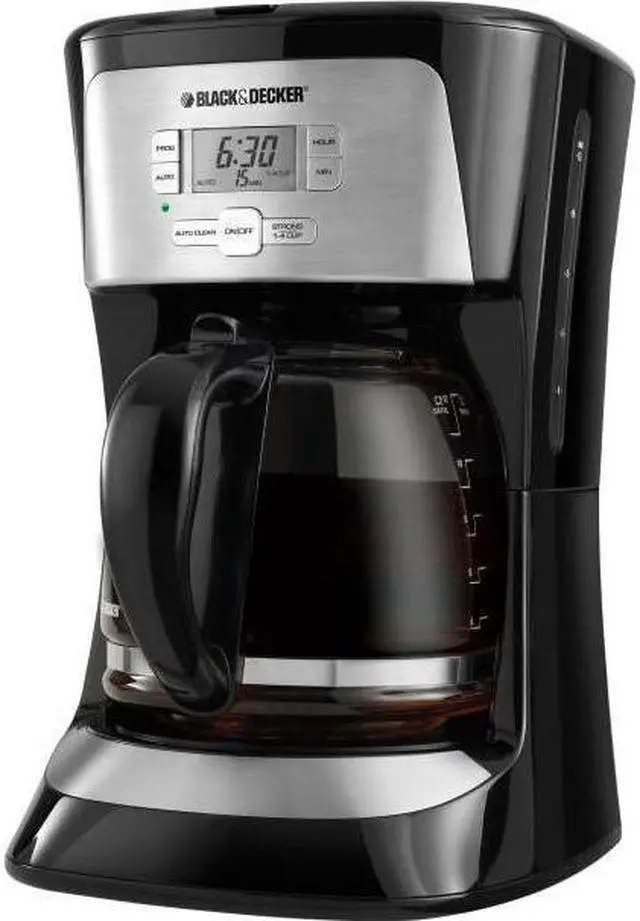 Alt view image 2 of 7 - Black & Decker CM2020B Black 12C Prog Coffee SS Blk