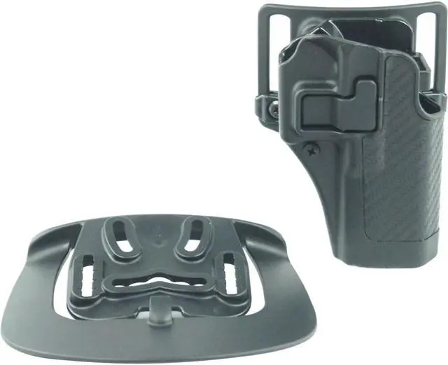 Alt view image 7 of 15 - BlackHawk 410503BK-R CQC Serpa Holster Black R/H Colt Government 1911 & Variants