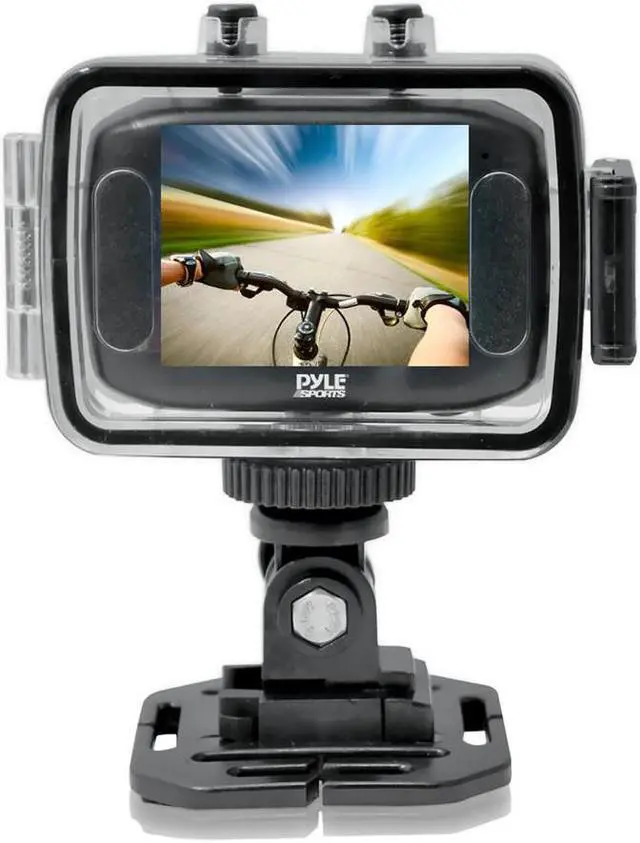 Alt view image 15 of 15 - Pyle - High-Definition Sport Action Camera with 720p Wide-Angle Camcorder, 5.0 MP Camera, 2-Inch Touch Screen (Black)