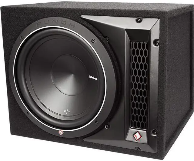 Alt view image 2 of 20 - Rockford Fosgate P1-1X12 12" Single Loaded Subwoofer Enclosure 500W