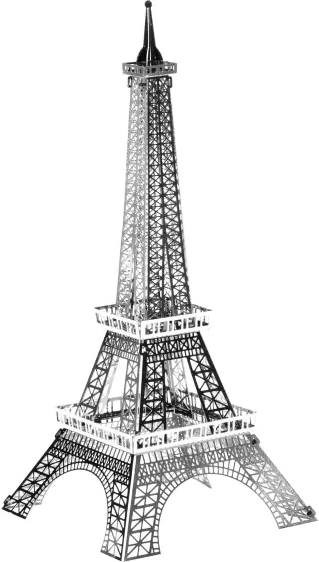 Alt view image 6 of 10 - Metal Works The Eiffel Tower 3D Laser Cut Model Marvel