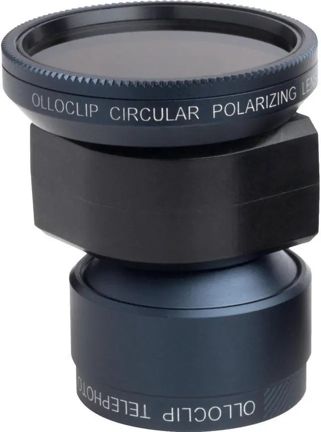 Alt view image 6 of 10 - Olloclip Telephoto Lens with Circular Polarizer for Apple iPhone 5/5S