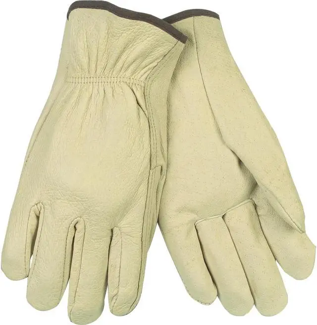 Alt view image 2 of 13 - Unlined Pigskin Driver Gloves Cream Large 12 Pairs