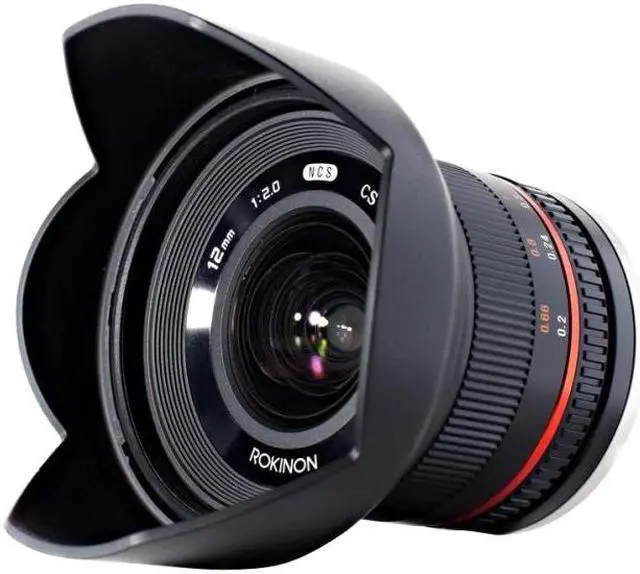 Alt view image 4 of 10 - Rokinon 12mm f/2.0 Lens for Canon M Mirrorless Camera Mount #RK12M-M