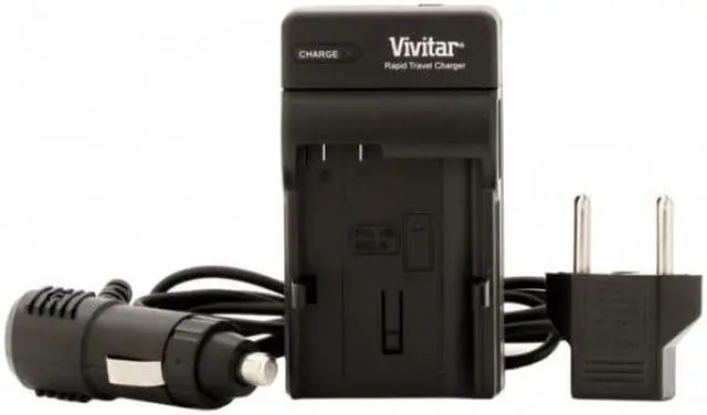 Alt view image 3 of 9 - Vivitar 1 Hour Rapid Charger for Nikon EN-EL15 Battery