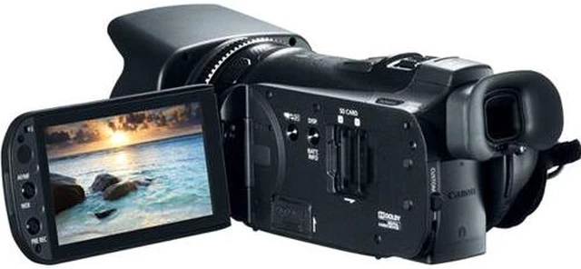 Alt view image 8 of 9 - Canon VIXIA HF G20 8063B002 Black 1/3" CMOS 3.5" 922K Touch LCD 10X Optical Zoom Full HD HDD/Flash Memory Camcorder
