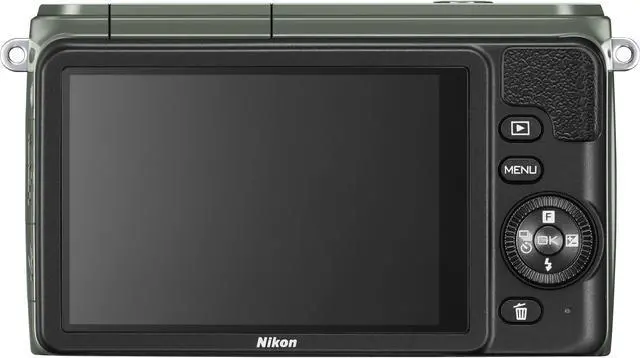 Alt view image 2 of 3 - Nikon 1 S1 10.1 Megapixel Mirrorless Camera Body Only - Green