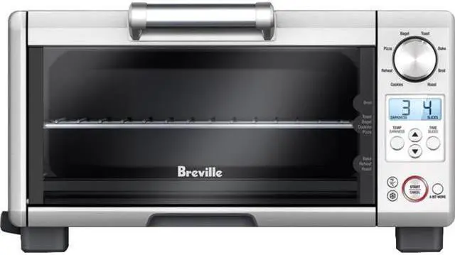 Main image of Breville the Mini Smart Oven®, Electric Countertop Toaster Oven, Small Portable Oven, BOV450XL, Brushed Stainless Steel