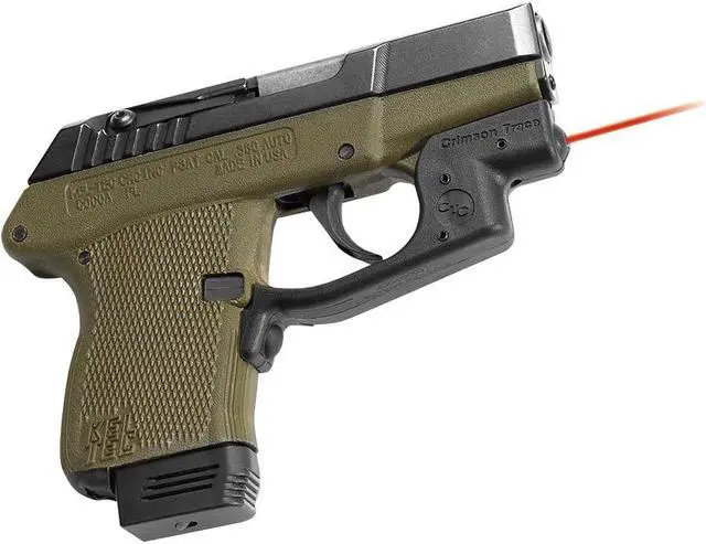 Alt view image 7 of 9 - Crimson Trace LG-430 Laserguard Laser Grip Compact Keltec P32 P3AT Front Activated