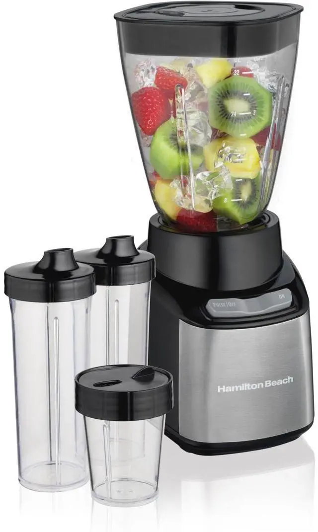 Alt view image 2 of 10 - Hamilton Beach  52400  Black  32 oz.  Jar Size Stay or Go Blending System