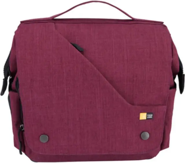 Alt view image 7 of 12 - Case Logic Reflexion Digital SLR Camera & Tablet Messenger Bag (Pomegranate)