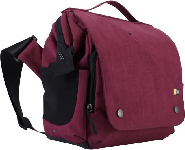 Alt view image 10 of 12 - Case Logic Reflexion Digital SLR Camera & Tablet Messenger Bag (Pomegranate)