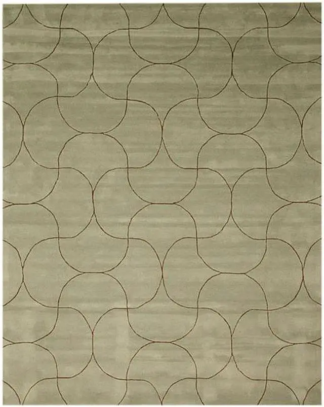 Alt view image 5 of 9 - Hand Tufted Santana Abstract Wool Rug (5' x 8')