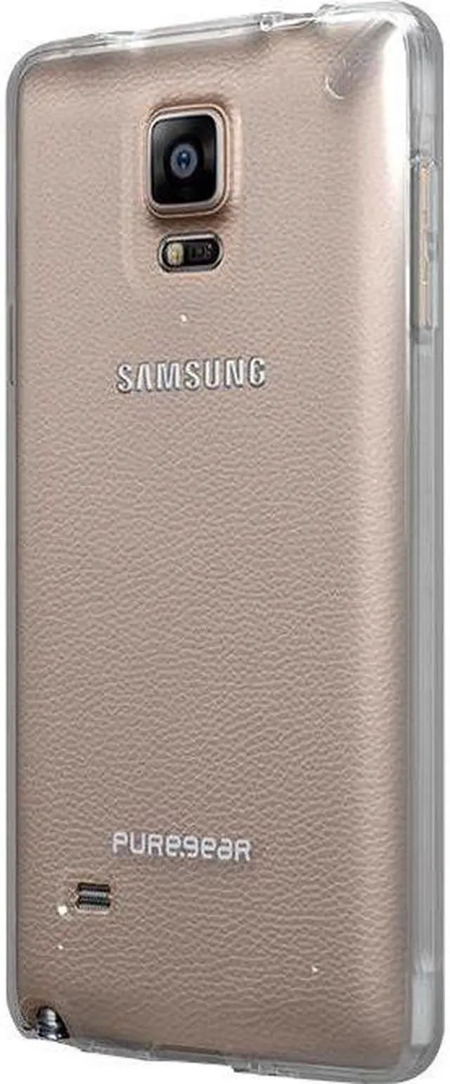 Alt view image 5 of 16 - PureGear Slim Shell Clear/Clear Case for Samsung Galaxy Note 4 60855PG