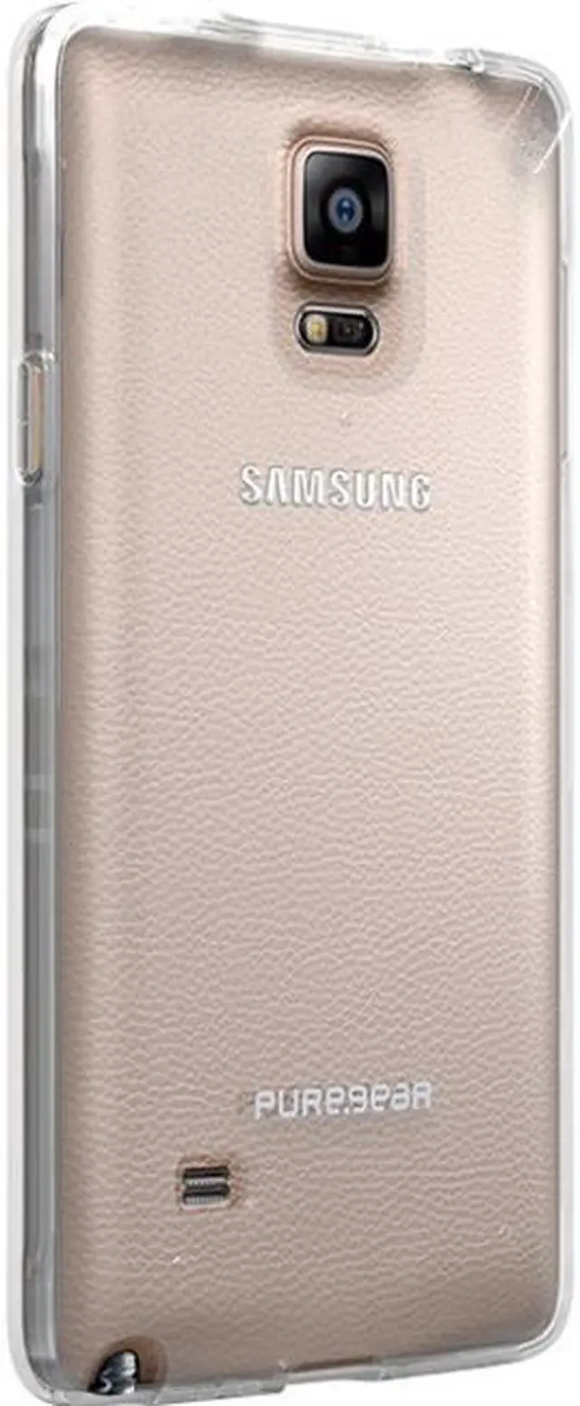 Alt view image 2 of 16 - PureGear Slim Shell Clear/Clear Case for Samsung Galaxy Note 4 60855PG