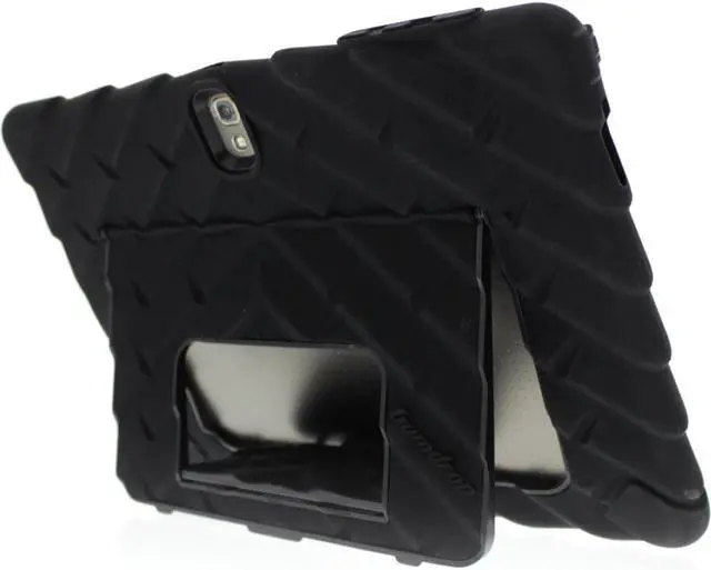 Alt view image 8 of 14 - Gumdrop Cases Hideaway Stand for Samsung Galaxy Tab S 10 Rugged Tablet Case Shock Absorbing Cover Black/Black SM-T800