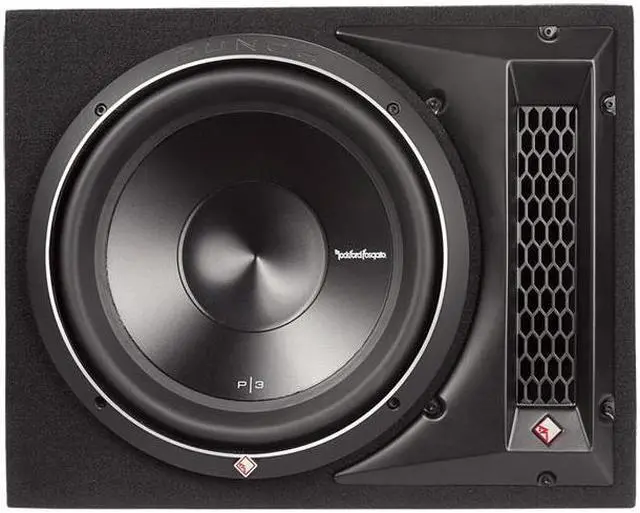 Alt view image 6 of 20 - Rockford Fosgate P3-1X12 12" 1200W  Single Loaded Vented Subwoofer Sub Enclosure