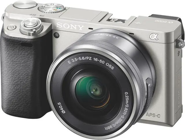Alt view image 4 of 20 - Sony Alpha a6000 Mirrorless Digital Camera with 16-50mm E-Mount Lens, White