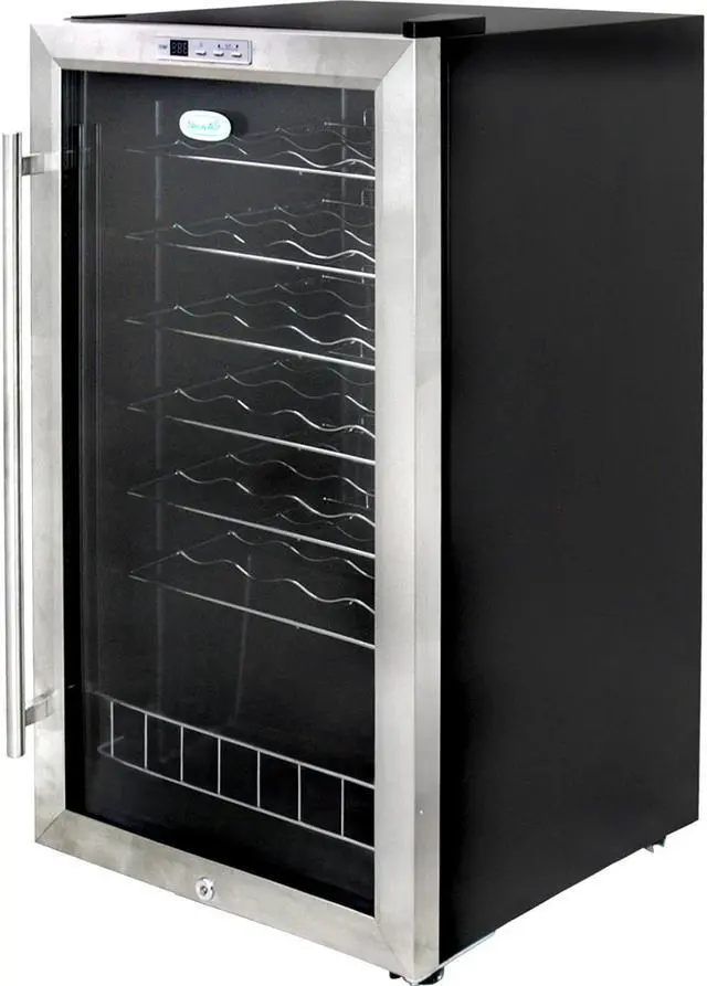 Alt view image 7 of 15 - NewAir AWC-330E 33 Bottle Compressor Wine Cooler
