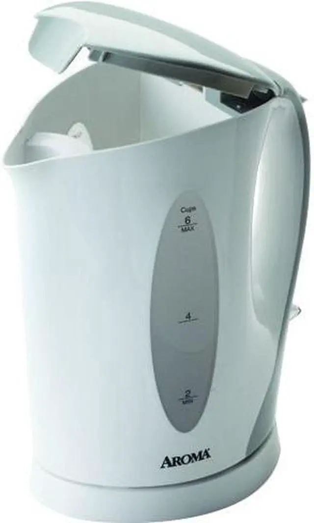 Alt view image 4 of 6 - AROMA AWK-105 White 1.7 Liter (7-Cup) Electric Water Kettle