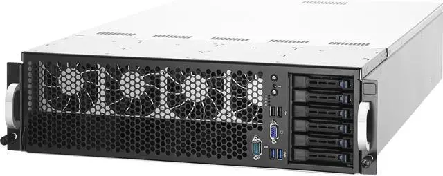 Main image of Asus ESC8000 G3 Barebone System - 3U Rack-mountable - Intel C612 Chipset - Socket R3 (LGA2011-3) - 2 x Processor Support