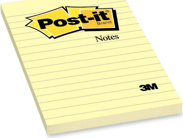 Alt view image 5 of 17 - 3M 660YW Original Notes 4 x 6 Canary Yellow 12 100-Sheet Pads/Pck