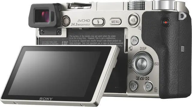 Alt view image 6 of 20 - Sony Alpha a6000 Mirrorless Digital Camera with 16-50mm E-Mount Lens, White