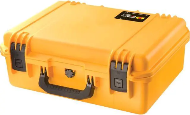 Alt view image 3 of 7 - Pelican Storm Cases iM2400 Dry Box, 18x13x6.7in Interior, Yellow, Cubed Foam iM2