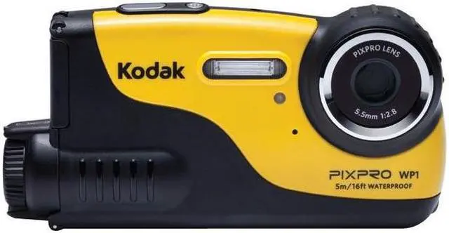 Alt view image 13 of 14 - Kodak PixPro WP1 Waterproof Digital Camera, 16MP, 720p, 16' Depth Rating #WP1-YL