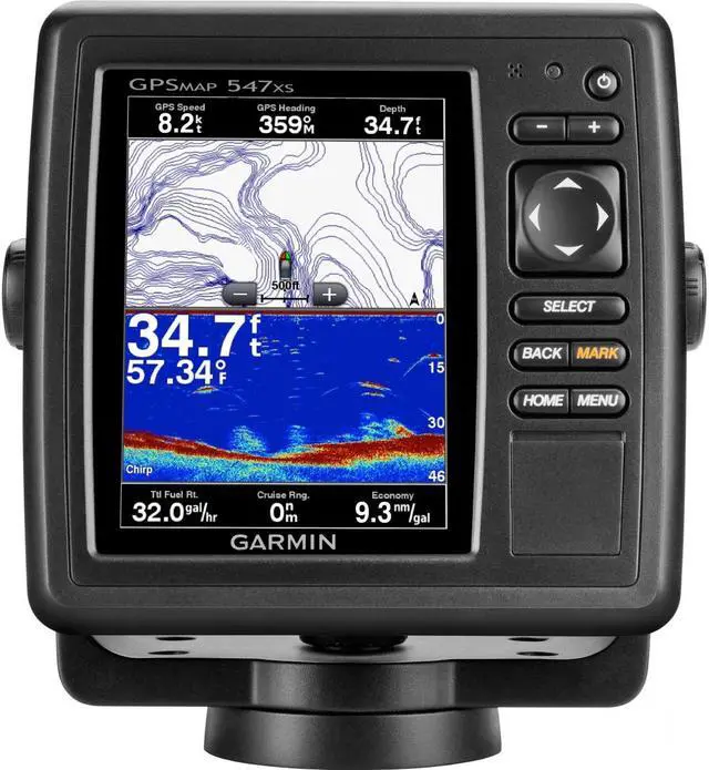 Alt view image 11 of 15 - Garmin GPSMAP 547xs Marine Chartplotter
