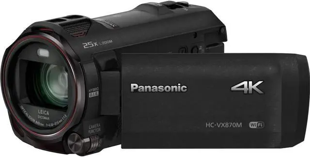 Alt view image 10 of 20 - Panasonic HC-VX870 4K Ultra HD Camcorder #HC-VX870K