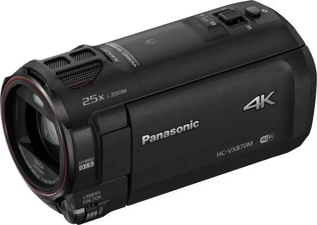 Alt view image 15 of 20 - Panasonic HC-VX870 4K Ultra HD Camcorder #HC-VX870K