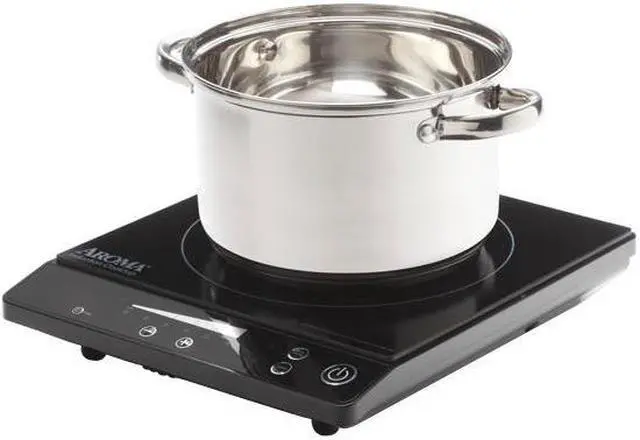 Alt view image 11 of 12 - AROMA AID-509 Digital Induction Cooktop