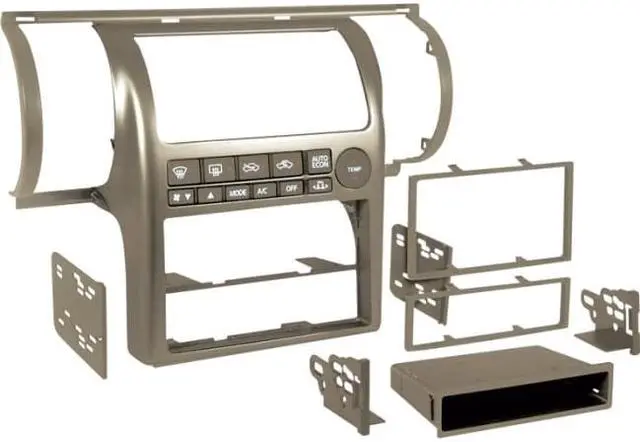 Alt view image 7 of 9 - METRA 99-7604T SINGLE / DOUBLE DIN DASH INSTALL KIT FOR 2003-2004 INFINITI  G35