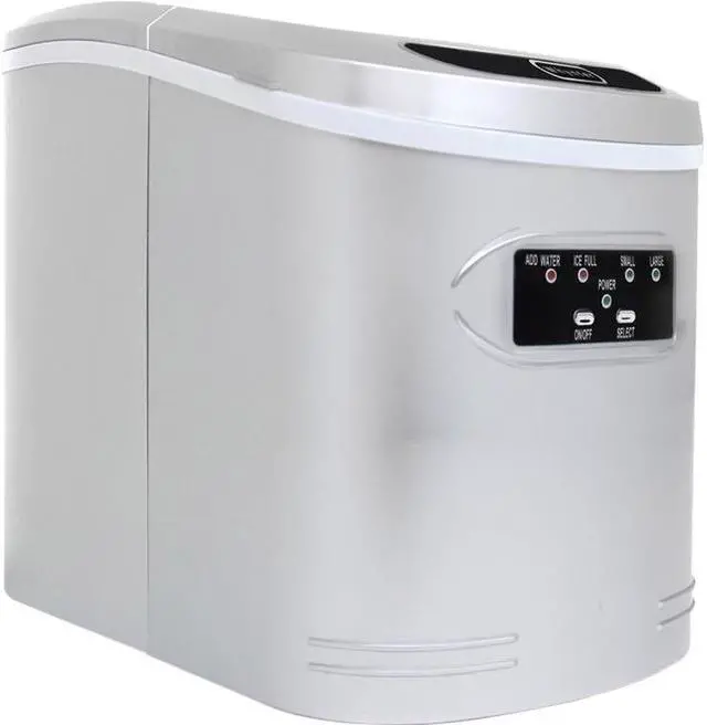 Alt view image 4 of 20 - Whynter IMC-270MS Compact Portable Ice Maker 27 lb capacity - Metallic Silver