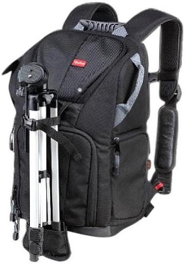 Alt view image 15 of 19 - Vivitar DKS-18 Photo/SLR/Laptop Sling Backpack - Black
